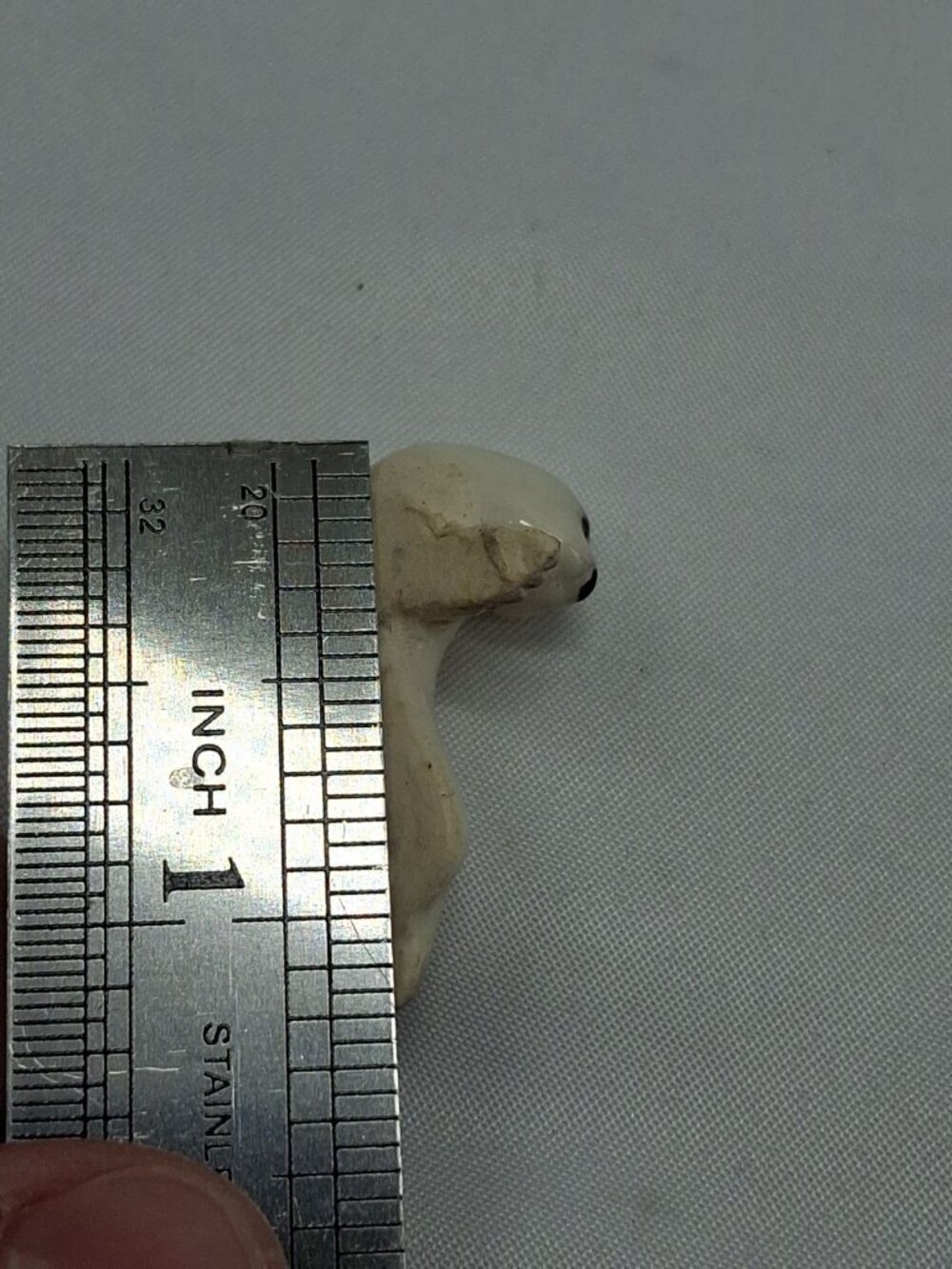 Retired Hagen Renaker Harp Seal Pup White Miniature Little Critter Trinket. - Picture 6 of 7
